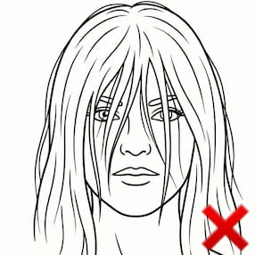 Posición incorrecta del rostro