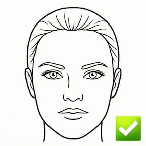 Posición correcta del rostro