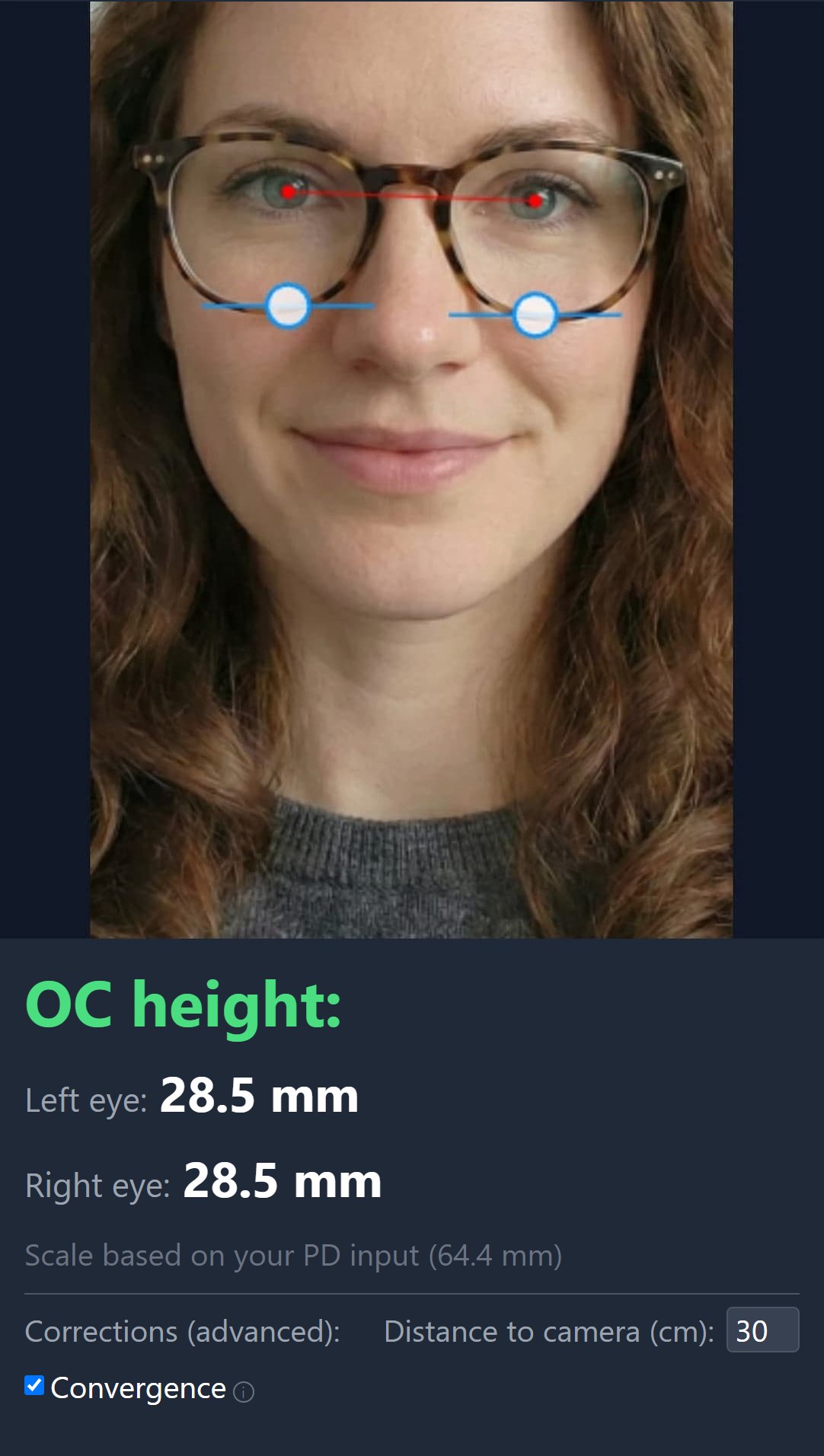 OC height Measurement Result